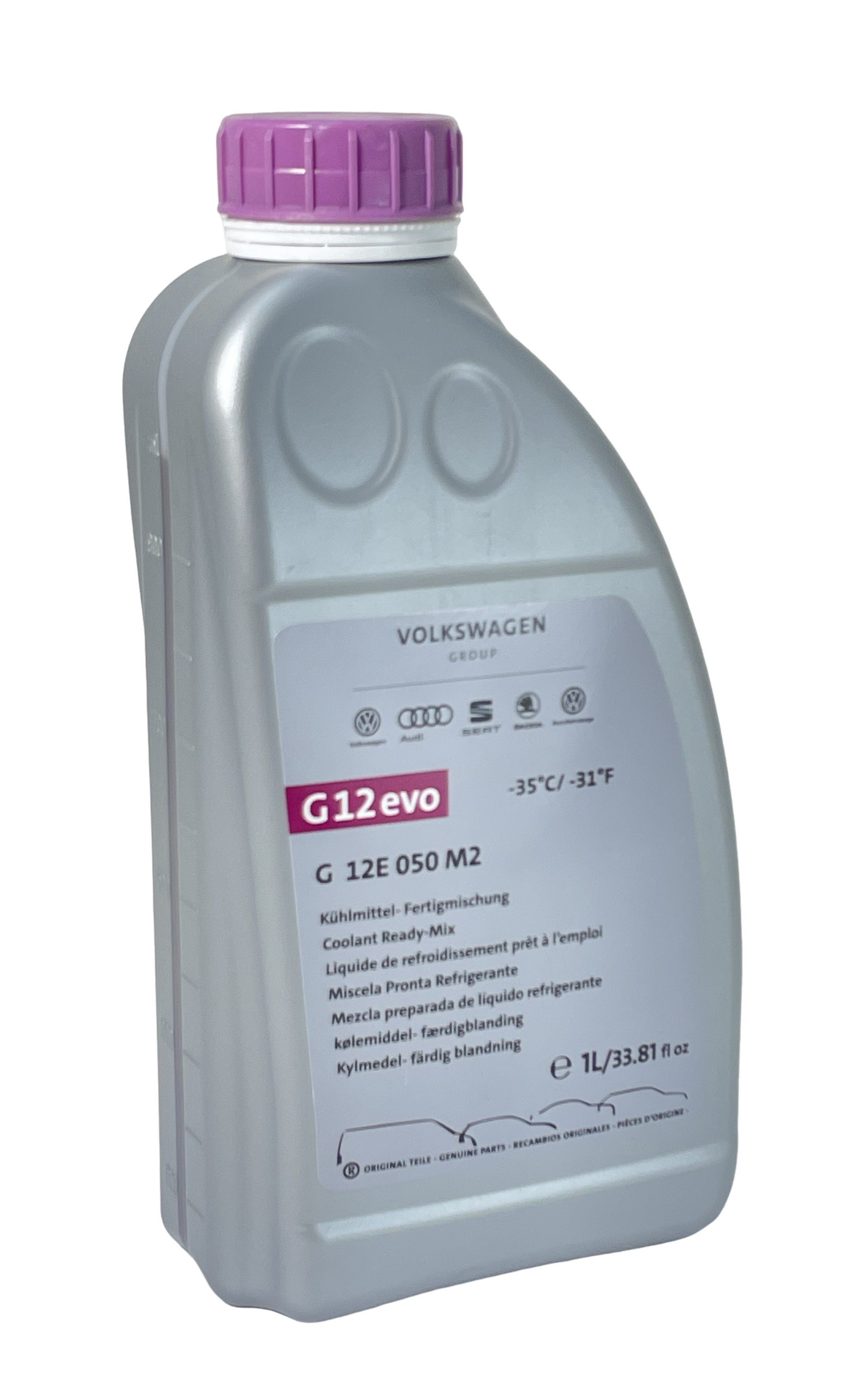 Anticongelante refrigerante ORIGINAL VOLKSWAGEN G12evo, 5 Litros G12E050A3