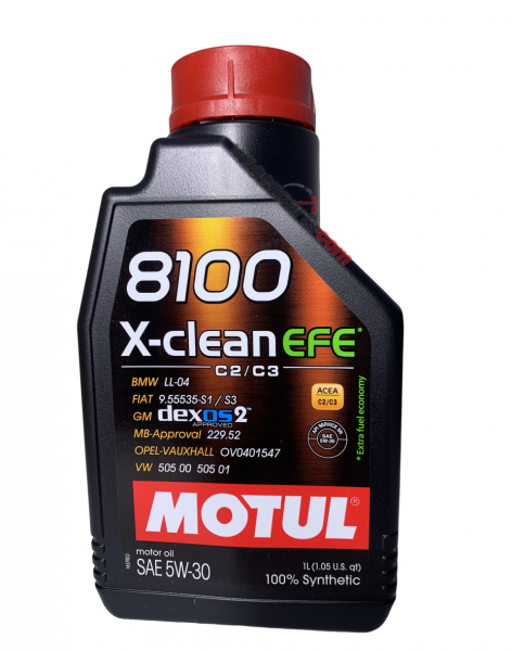 Motul 8100 X-CLEAN EFE C2/C3 5W30 109470 1 Litro