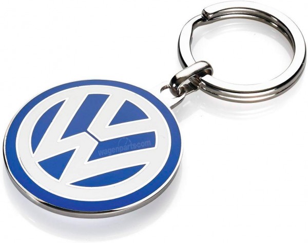VOLKSWAGEN Llavero metálico con logo VW diametro 37mm 000087010C